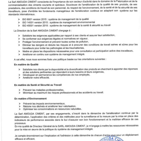 Préambule
